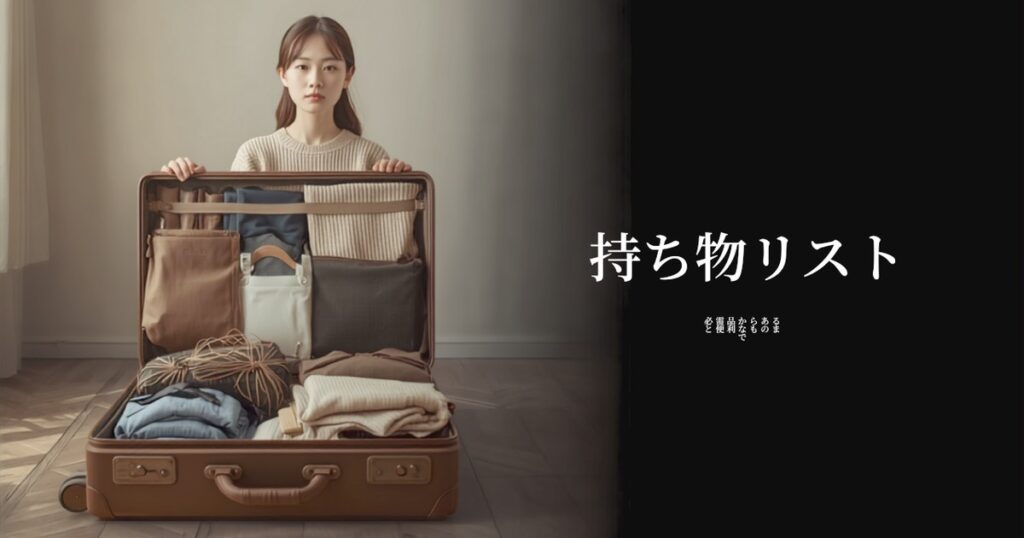 海外キャバクラの持ち物チェックリスト完全版｜必需品からあると便利なものまで